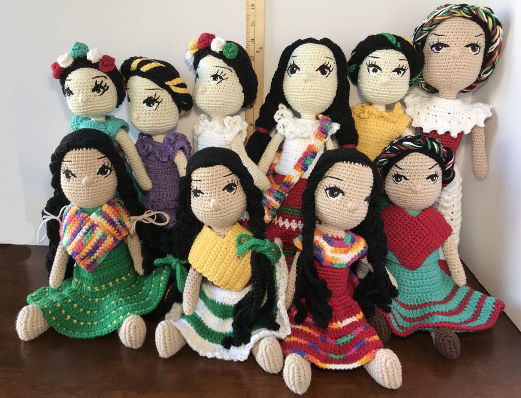 Mexican Native Girls Amigurumis